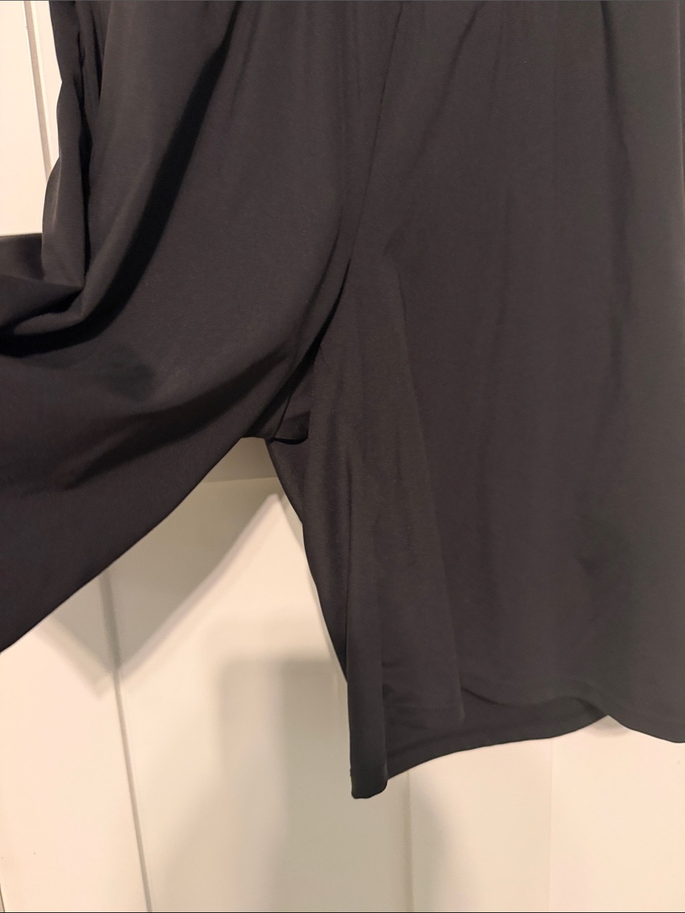 HALARA Black Athletic Long Line Shorts with Wide Waistband Size XL Golf Tennis - Picture 5 of 7